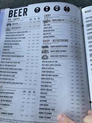 Menu photo 6 Yard House Long Beach, CA