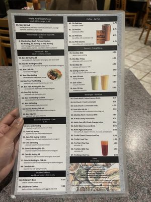 Menu photo 6 Pho Saigon Houston, TX