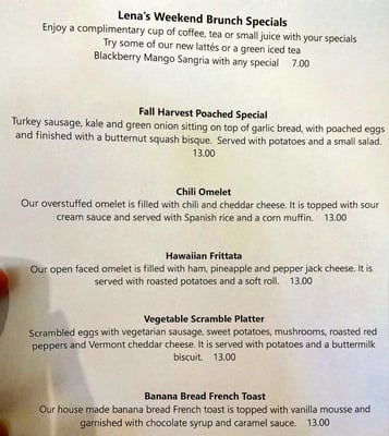 Menu photo 8 Lena's Cafe & Confections Branford, CT Menu photo 8 Lena's Cafe & Confections Branford, CT