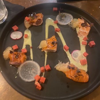 Mizu - Salmon crudo - Seafood Near Me - Charlotte, North Carolina Mizu - Salmon crudo - Seafood Near Me - Charlotte, North Carolina