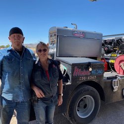 Mobil Welding by Jack Dykes - Jack and his lovely wife. A great team!