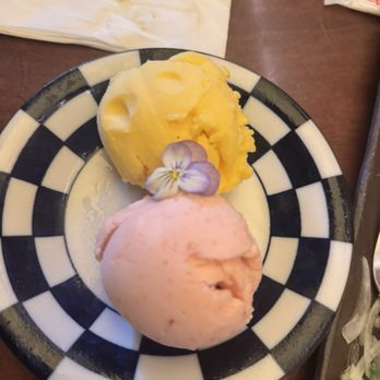 Yakitori Hachibei - House sorbet: mango + strawberry 5/15/25 - Japanese Near Me - Honolulu, Hawaii