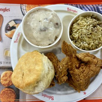 Bojangles Famous Chicken'n Biscuits - 3 Wings Mashed potatoes and dirty rice - Fast Food Near Me - Bristol, Virginia Bojangles Famous Chicken'n Biscuits - 3 Wings Mashed potatoes and dirty rice - Fast Food Near Me - Bristol, Virginia