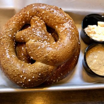 New Holland Brewing - Hot Pretzels with Cheese and Mustard - New American Near Me - Holland, Michigan