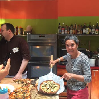 Kitchen on Fire - Most awesome fun - even a "non-cooking" person can enjoy it!!! Highly recommend the pizza making class! - Cooking Schools Near Me - Berkeley, California Kitchen on Fire - Most awesome fun - even a "non-cooking" person can enjoy it!!! Highly recommend the pizza making class! - Cooking Schools Near Me - Berkeley, California