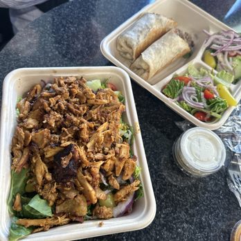 Anwar's Kitchen - Chicken Shawarma Salad - Mediterranean Near Me - Los Angeles, California