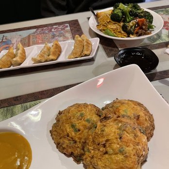 Forbidden City - Shrimp egg foo young (sauce on the side), pot stickers abs broccoli beef dinner meal with low mein substitution - Chinese Near Me - Tacoma, Washington Forbidden City - Shrimp egg foo young (sauce on the side), pot stickers abs broccoli beef dinner meal with low mein substitution - Chinese Near Me - Tacoma, Washington