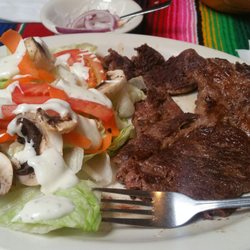 El Dorado - Friday special, substituted my rice n beans for a salad.