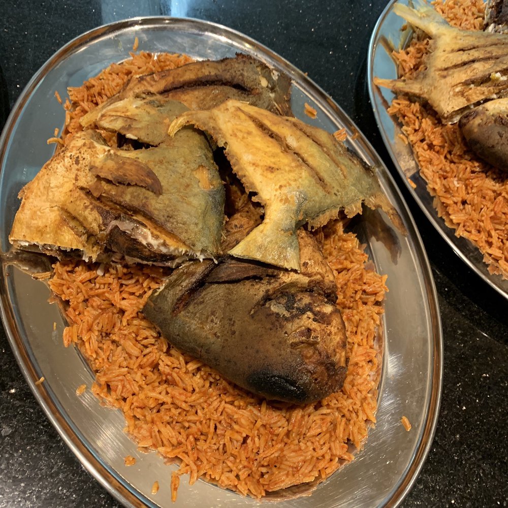 Kahramana Restaurant - Red rice with the Zoubadi BBQ fish - Middle Eastern Near Me - Mississauga, Ontario Kahramana Restaurant - Red rice with the Zoubadi BBQ fish - Middle Eastern Near Me - Mississauga, Ontario
