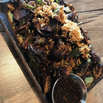 Smack Noodle - Crispy brussel sprouts-- nice texture but pretty bitter taste - Ramen Near Me - Maynard, Massachusetts