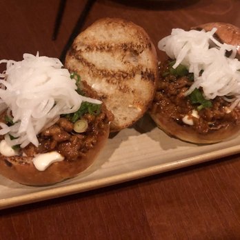 Chan Seattle - Spicy Pork Sliders (happy hour) - Asian Fusion Near Me - Seattle, Washington