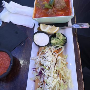 El Pescador - Downey - Albondigas soup with tacquitos - Mexican Near Me - Downey, California El Pescador - Downey - Albondigas soup with tacquitos - Mexican Near Me - Downey, California