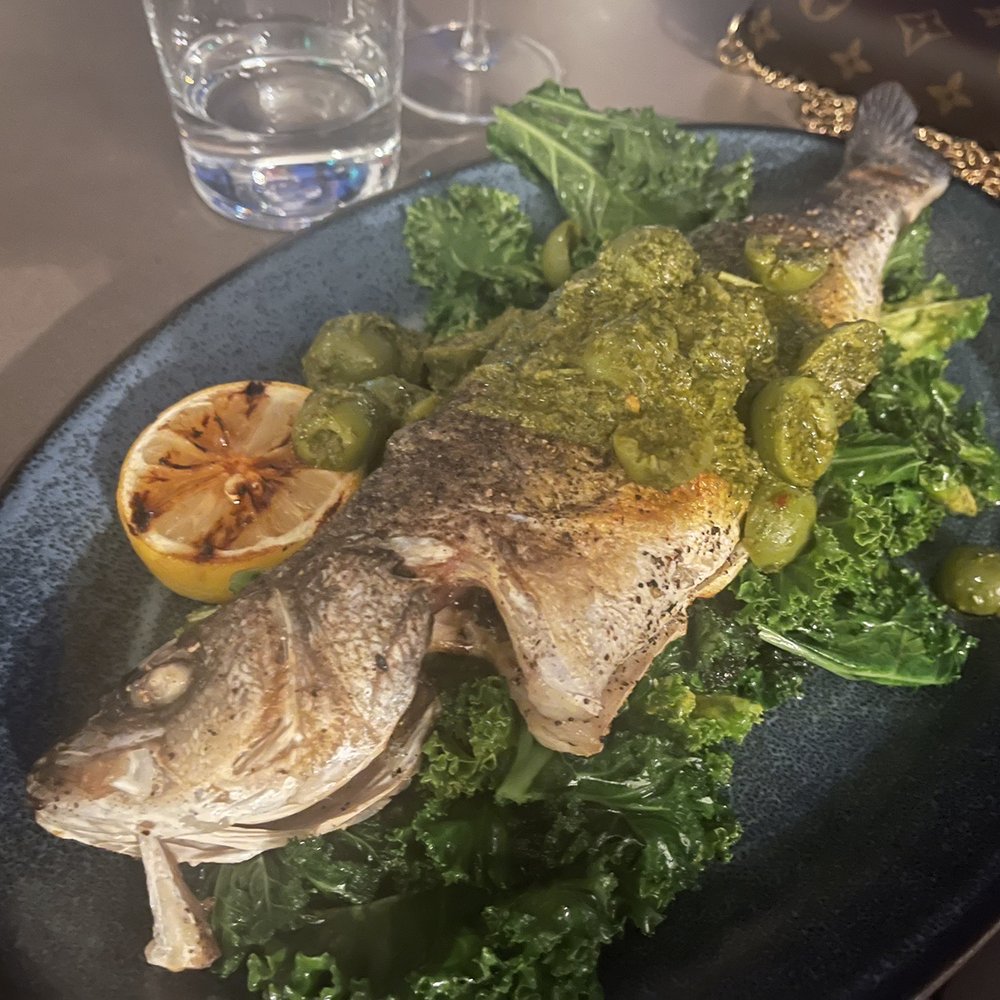 Costa Kitchen & Bar - Whole branzino; cooked perfectly. - New American Near Me - Santa Barbara, California Costa Kitchen & Bar - Whole branzino; cooked perfectly. - New American Near Me - Santa Barbara, California