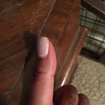 Nail V. Angel - 6 days later and already chipped plus paint job is terrible - Nail Salons Near Me - Clackamas, Oregon Nail V. Angel - 6 days later and already chipped plus paint job is terrible - Nail Salons Near Me - Clackamas, Oregon