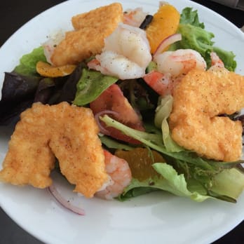 Portobello - Salad with haloumi and prawns - Mediterranean Near Me - Port Adelaide, SA