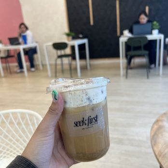 But First Coffee Shop - Banana bread latte - Coffee & Tea Near Me - Orlando, Florida But First Coffee Shop - Banana bread latte - Coffee & Tea Near Me - Orlando, Florida
