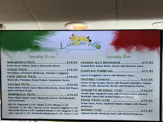 Menu photo 3 Limoncello San Francisco, CA