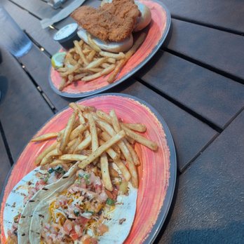 Flora-Bama Ole River Grill - Grouper Po Boy and Blackened Grouper Tacos - Seafood Near Me - Perdido Key, Florida Flora-Bama Ole River Grill - Grouper Po Boy and Blackened Grouper Tacos - Seafood Near Me - Perdido Key, Florida