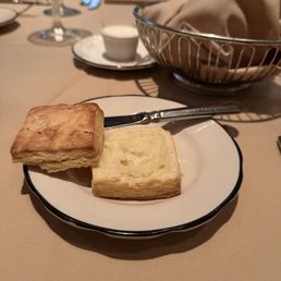 Delicious bread. Easy to eat too much, especially with the sweet butter.