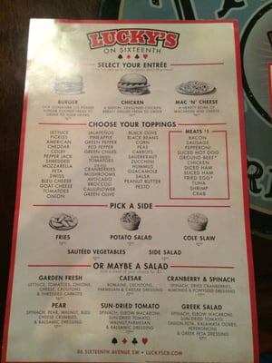 Menu photo 8 Lucky's on 16th Cedar Rapids, IA