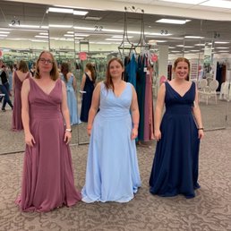 The bridesmaid dress we chose!