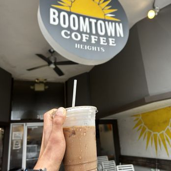 Boomtown Coffee - Storefront with a Mayan Mocha - Cafes Near Me - Houston, Texas Boomtown Coffee - Storefront with a Mayan Mocha - Cafes Near Me - Houston, Texas