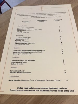 Menu photo 2 Fagot Paris, 