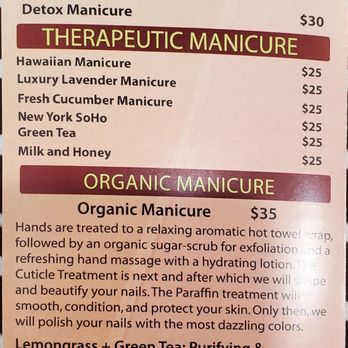 European Nail Spa - Menu - Nail Salons Near Me - Fort Worth, Texas