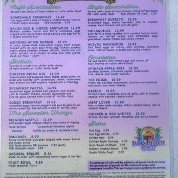Baja Beach Cafe - Menu - Sports Bars Near Me - San Diego, California Baja Beach Cafe - Menu - Sports Bars Near Me - San Diego, California