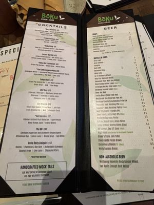 Menu photo 1 Boku Kitchen + Saloon Columbia, SC
