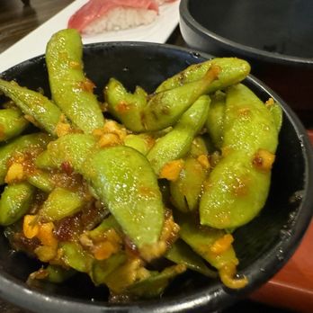 Sapporo Sushi - Spicy edamame - Sushi Bars Near Me - Murrieta, California