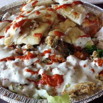 New York Eats - Mixed plate with gyro, chicken and pita (add $.50). - Mediterranean Near Me - Arlington, Texas New York Eats - Mixed plate with gyro, chicken and pita (add $.50). - Mediterranean Near Me - Arlington, Texas