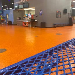 Empty lobby/concession area...still waiting on fries.