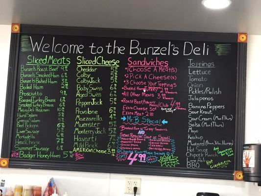 Menu photo 7 Bunzel's Meat Market Milwaukee, WI
