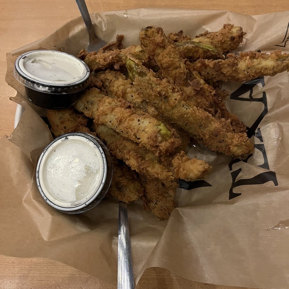 Fried pickle spears