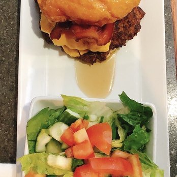 Burger Don - Don burger on a donut bun - Hot Dogs Near Me - Sault Ste. Marie, Ontario Burger Don - Don burger on a donut bun - Hot Dogs Near Me - Sault Ste. Marie, Ontario