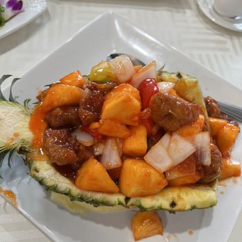 Auntie Kitchen - Fresh pineapple sweet n sour pork - Cantonese Near Me - San Gabriel, California Auntie Kitchen - Fresh pineapple sweet n sour pork - Cantonese Near Me - San Gabriel, California