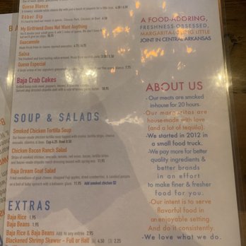Baja Grill - Menu - Mexican Near Me - Little Rock, Arkansas
