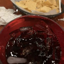 Chips and drink