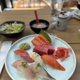 Lunch special: 5 pc nigiri, 5 pc sashimi $27 Lunch special: 5 pc nigiri, 5 pc sashimi $27