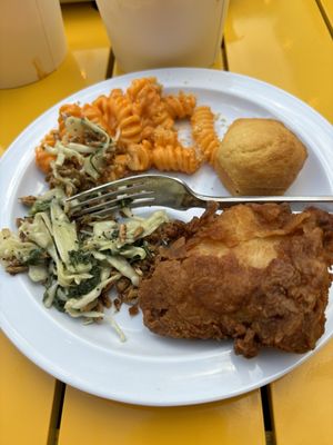 Honey Butter Fried Chicken by null
