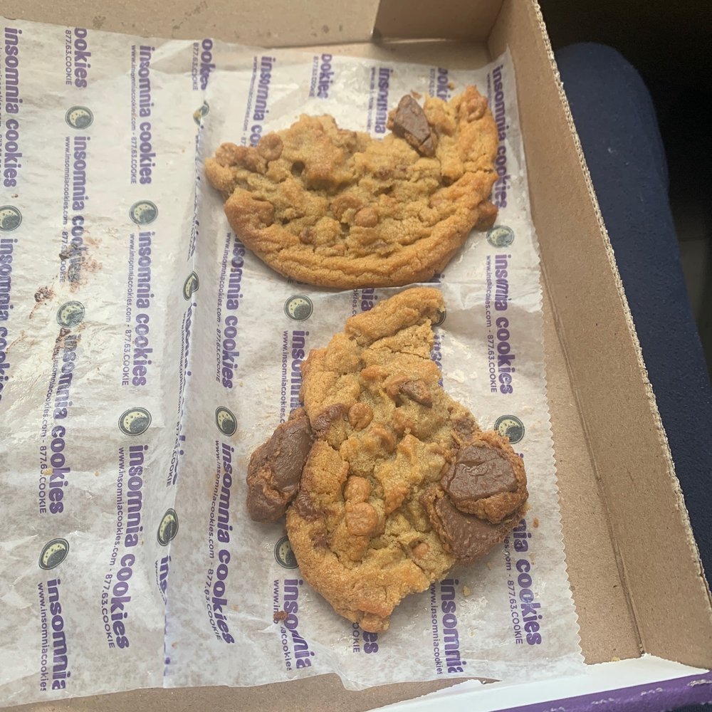 The super oily unattractive cookies we couldn't eat because of how salty they were