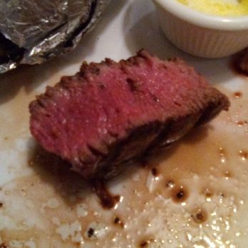 Cattle Baron - A slice of filet mignon at the Cattle Baron. Medium rare and tender. It was not as red as it looks in the photo. Delicious. - Steakhouses Near Me - Las Cruces, New Mexico