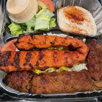 Fresh Grill Mediterranean - Ground Beef Skewer Ground Chicken Skewer - Halal Near Me - Canoga Park, California