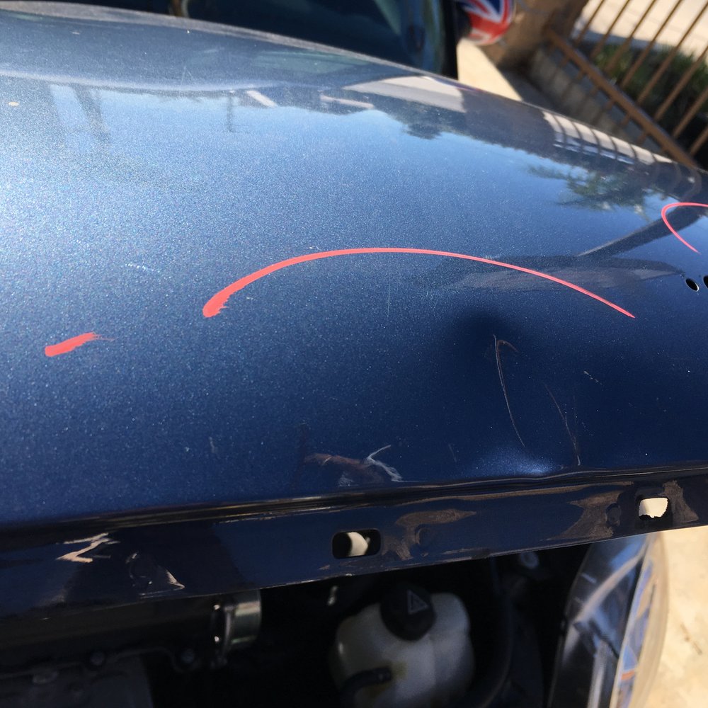Mini Cooper Hood Before Mini Cooper Hood Before