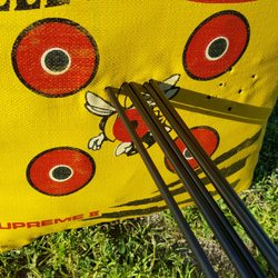 Buck & Bass Sporting Goods - New arrows and target. Awesome