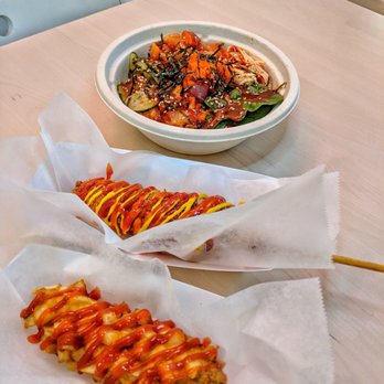 Kimchipapi Kitchen - Corn dogs - Korean Near Me - Allston, Massachusetts Kimchipapi Kitchen - Corn dogs - Korean Near Me - Allston, Massachusetts