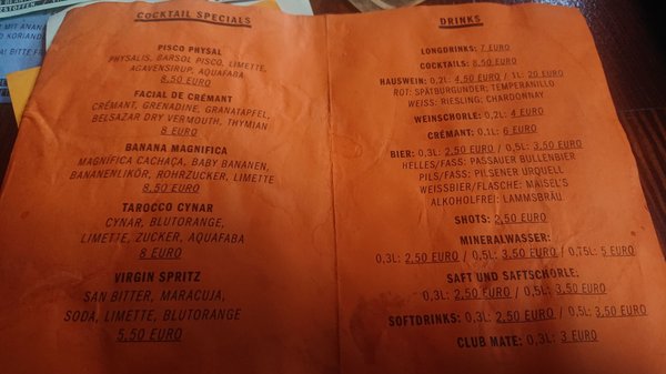 Menu photo 5 Paolo Pinkel Berlin, BE