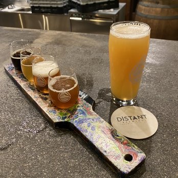 Distant Brewing - Flight - Breweries Near Me - Mammoth Lakes, California Distant Brewing - Flight - Breweries Near Me - Mammoth Lakes, California