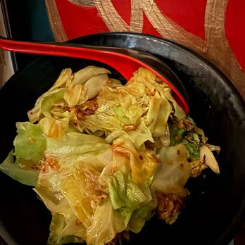 The Ginger Pig - Galam Plee Pad Nam Pla - Thai Cabbage - Chinese Near Me - Denver, Colorado